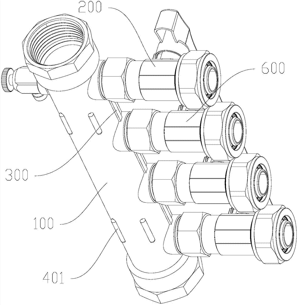 Conjoined loose-joint ball valve water segregator