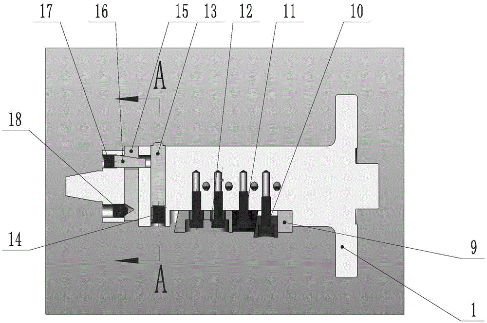 Pressing head of connecting rod bushing pressing clamp