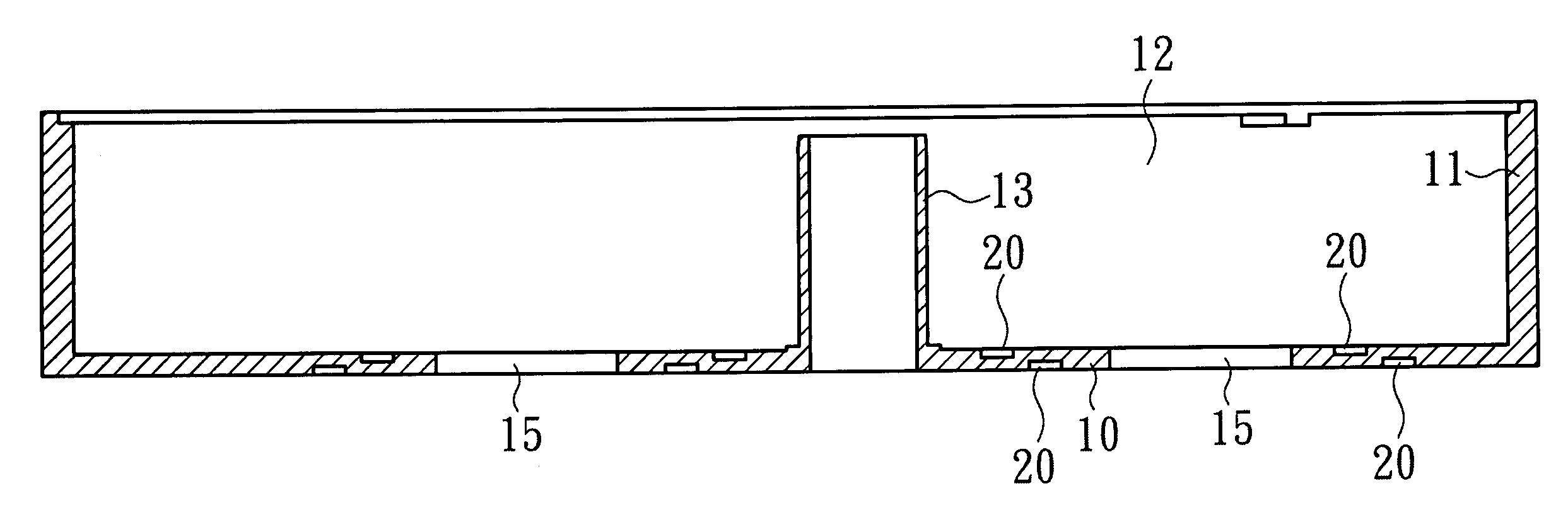 Base design of cooling structure
