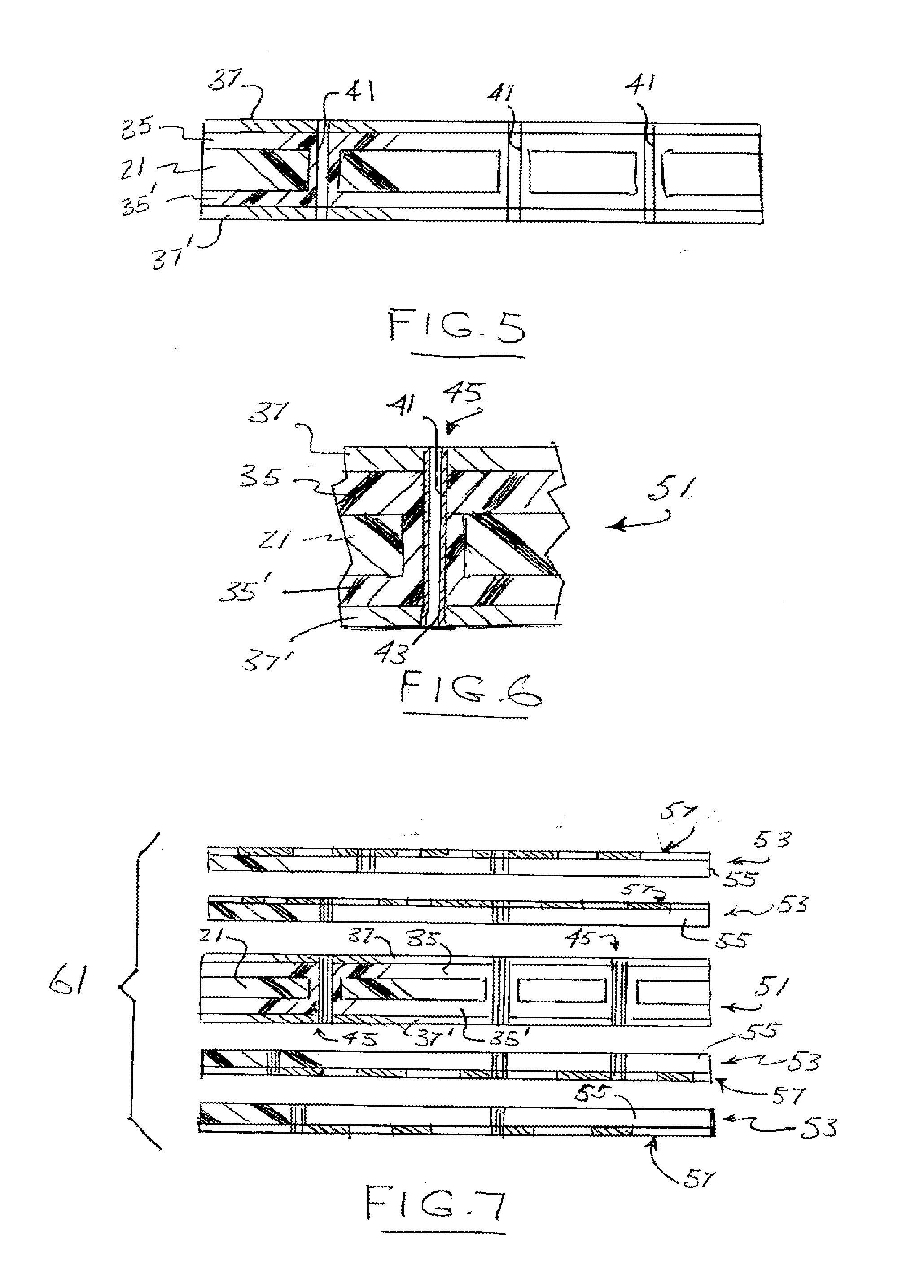 Power core for use in circuitized substrate and method of making same