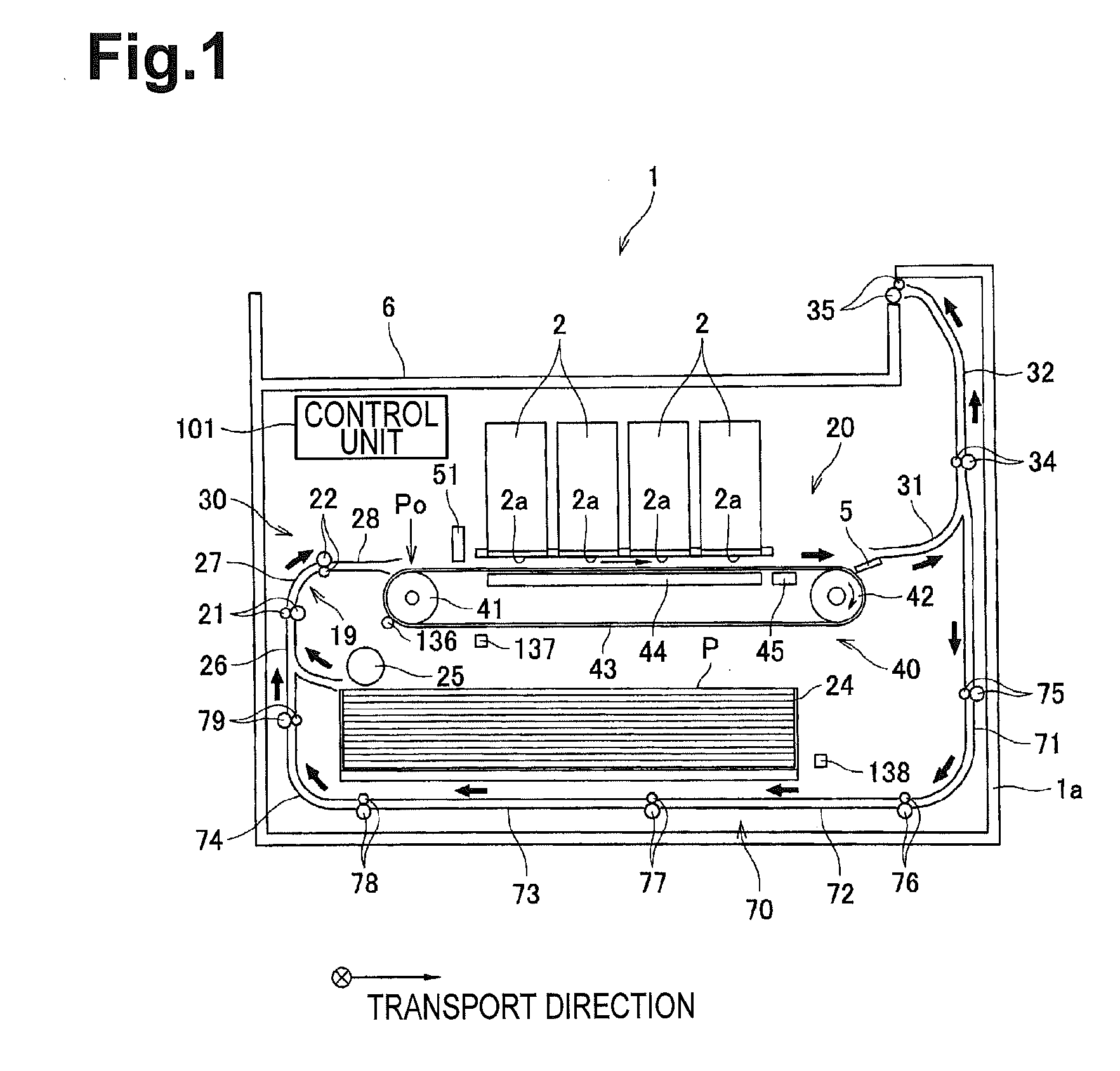 Transport device and recording device