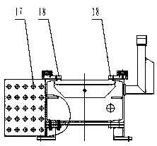 A flange head and axle housing body assembly spot welding fixture