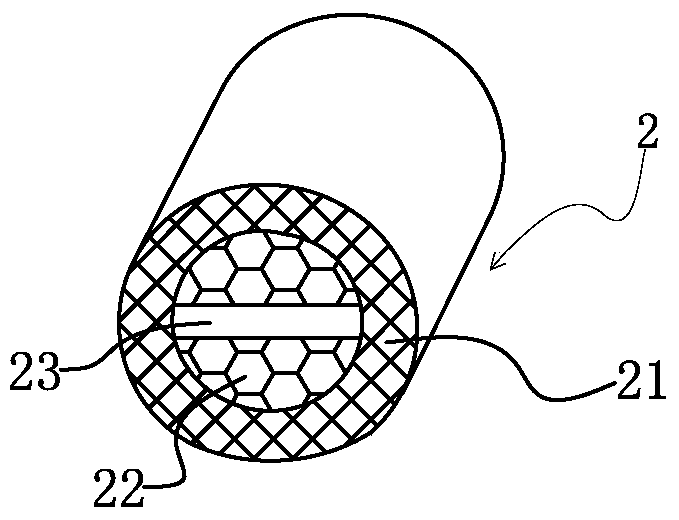 Shock absorbing member, article of footwear having such shock absorbing member