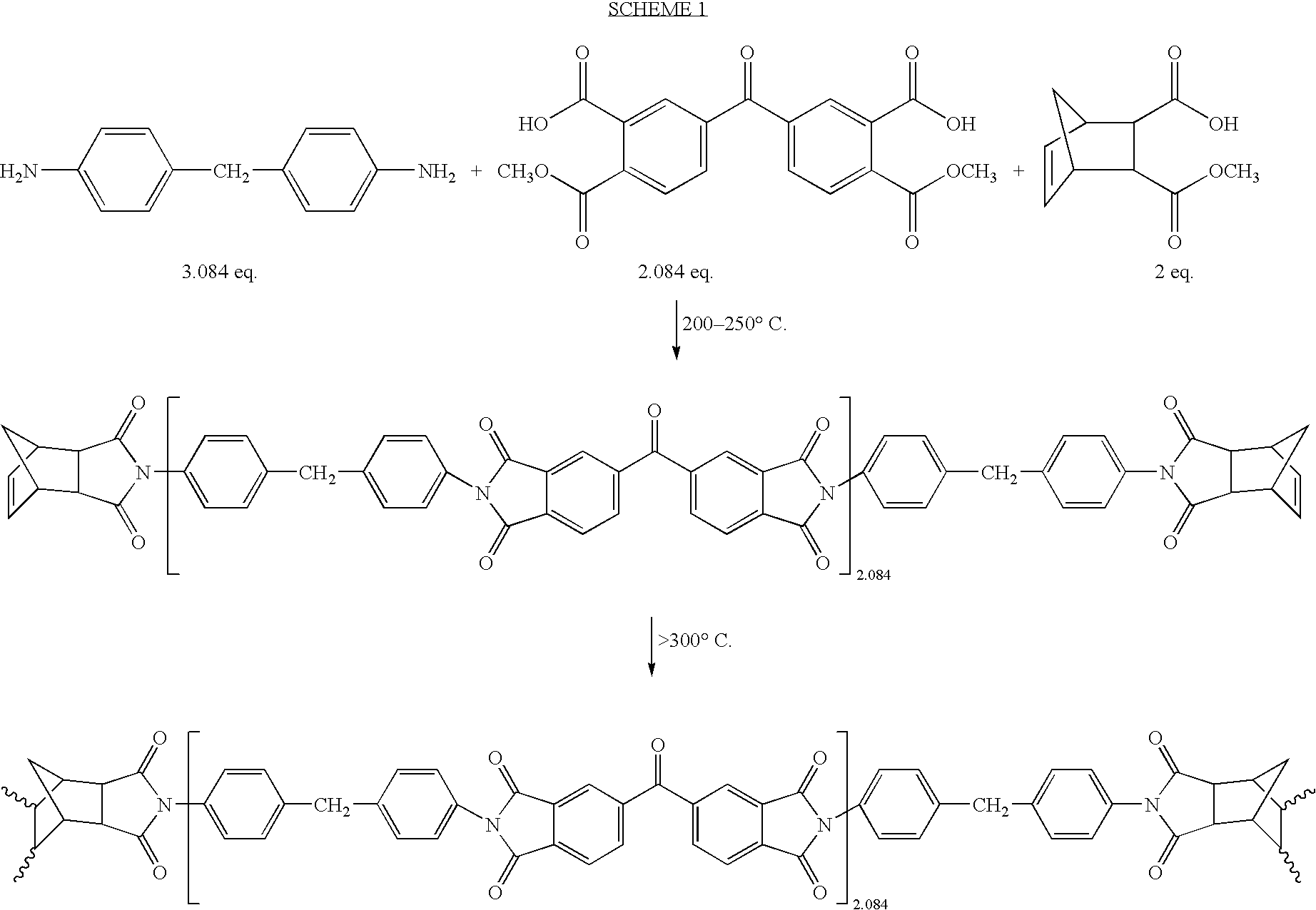 Substituted cyclohexene endcaps for polymers with thermal-oxidative stability