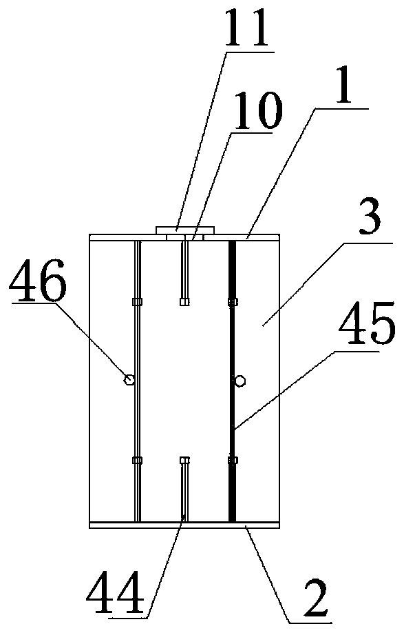 Double steel plate concrete composite energy dissipation coupling beam, and construction method