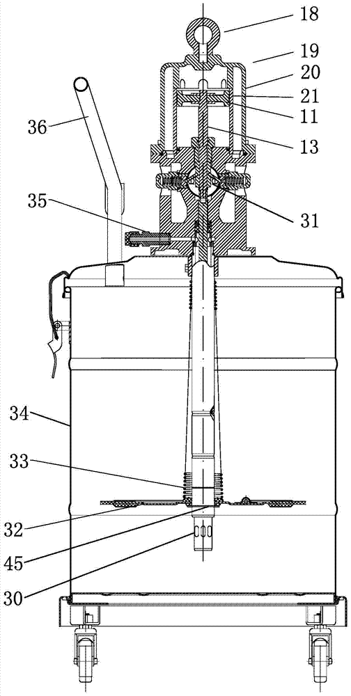 Pneumatic high pressure butter oiler