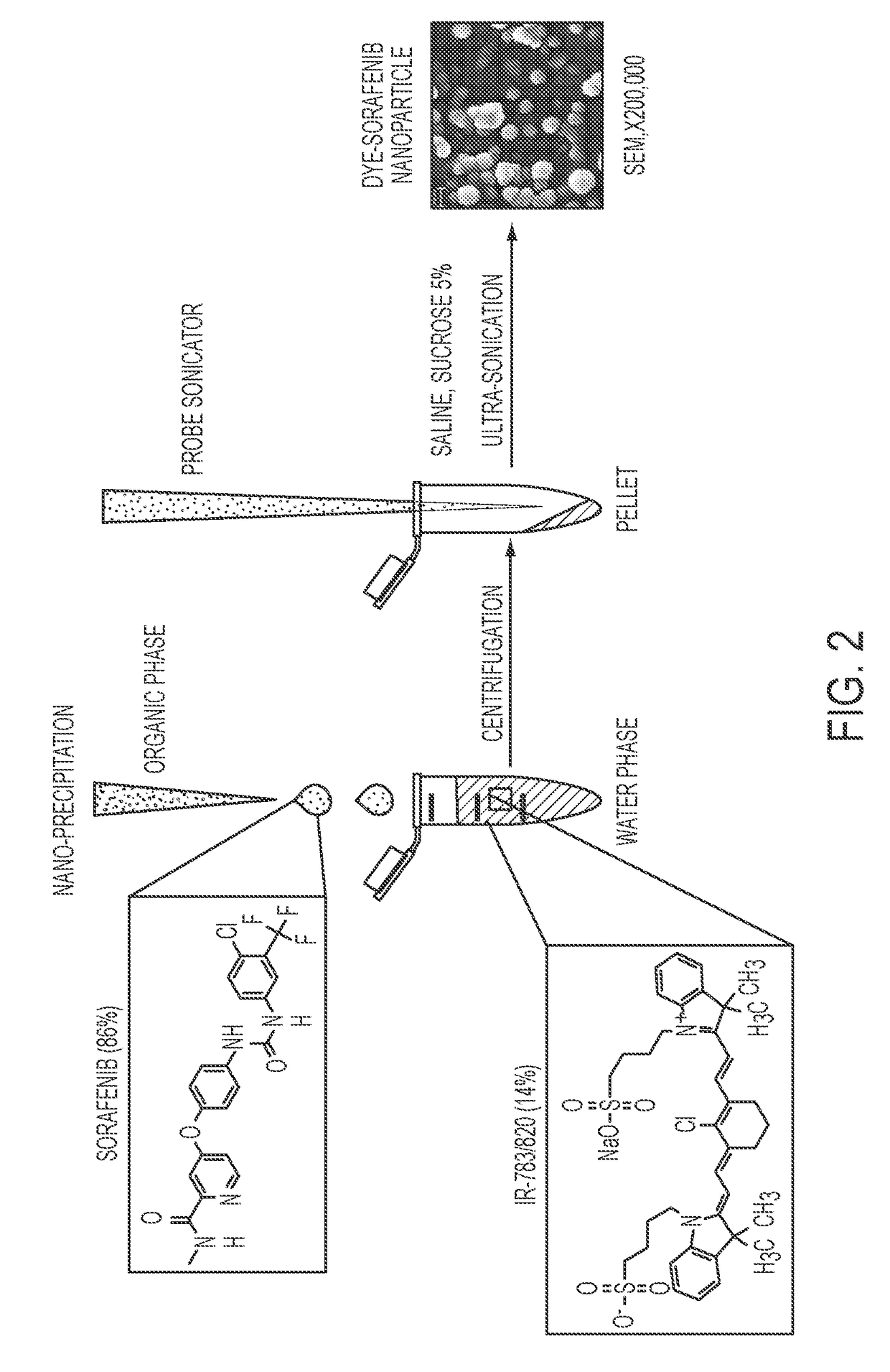 Dye-stabilized nanoparticles and methods of their manufacture and therapeutic use