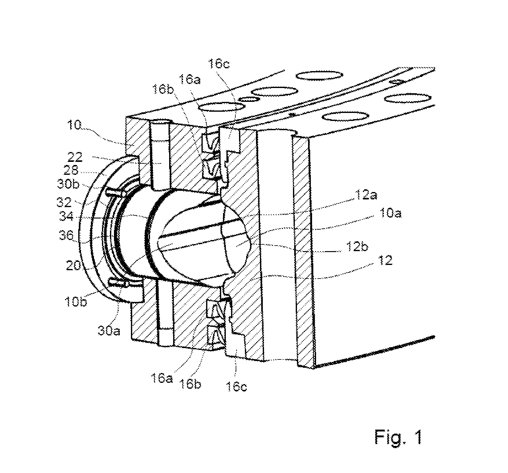 Plug assembly, rolling bearing comprising such plug assembly and machine comprising such rolling bearing
