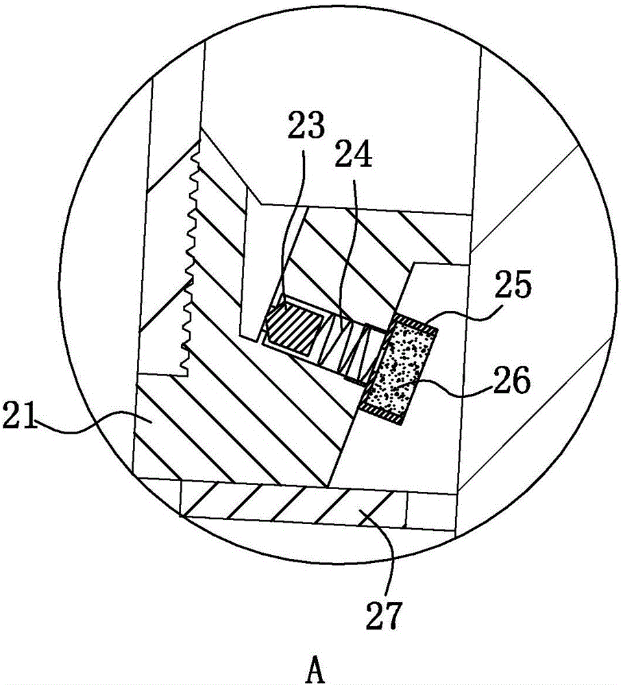 Angle ejection mechanism of injection mold
