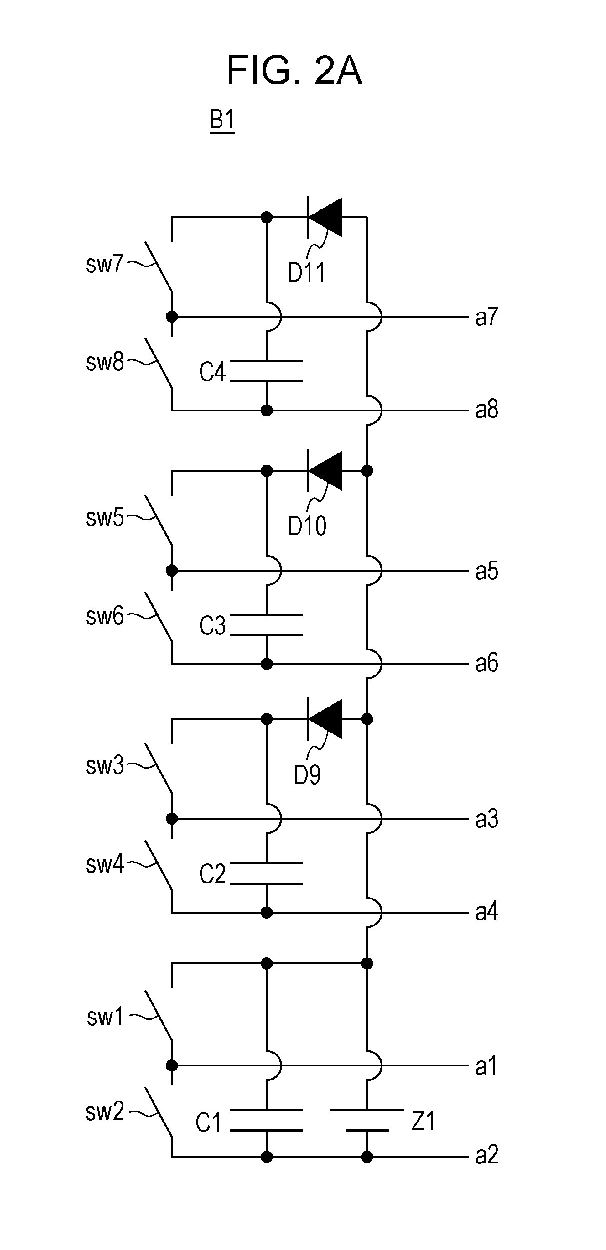 Electric power conversion circuit including switches and bootstrap circuits, and electric power transmission system including electric power conversion circuit