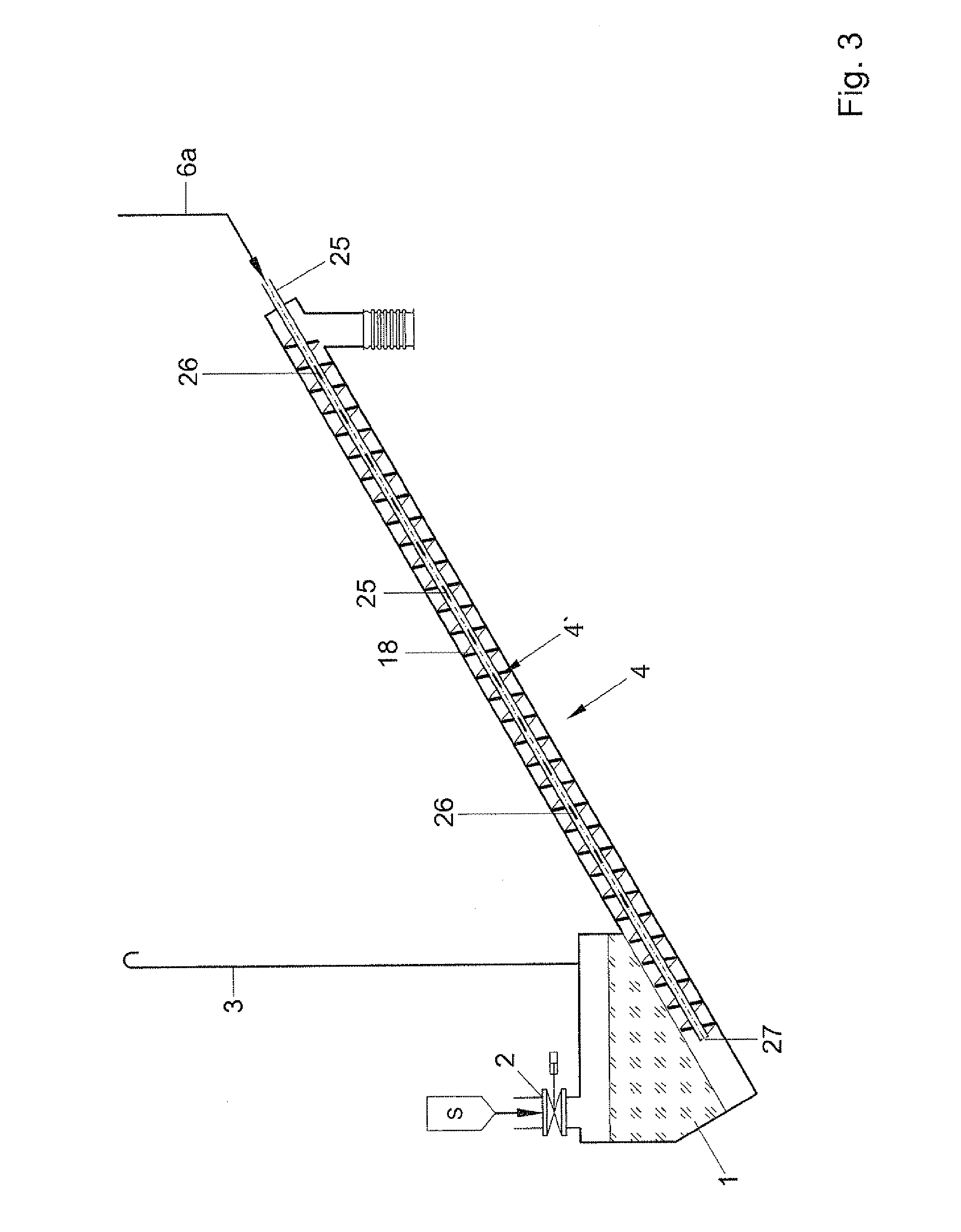 Method and device for the hydrolysis of preferably solid organic substrates