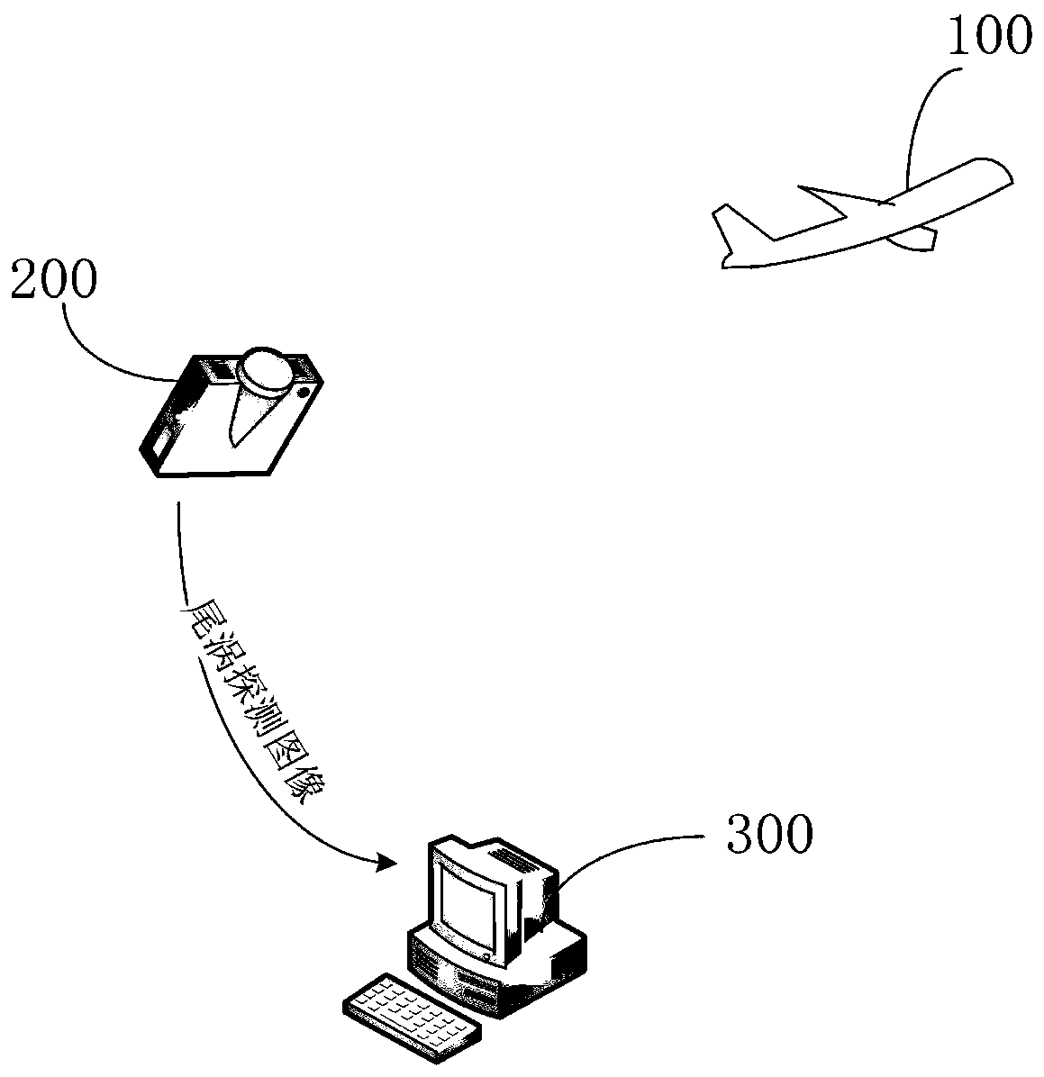 Aircraft tail vortex recognition method and system based on convolutional neural network