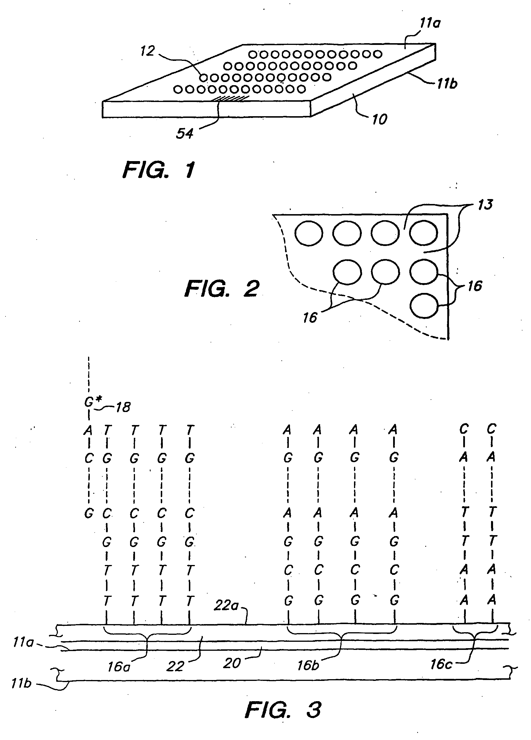 Multi-featured arrays with reflective coating