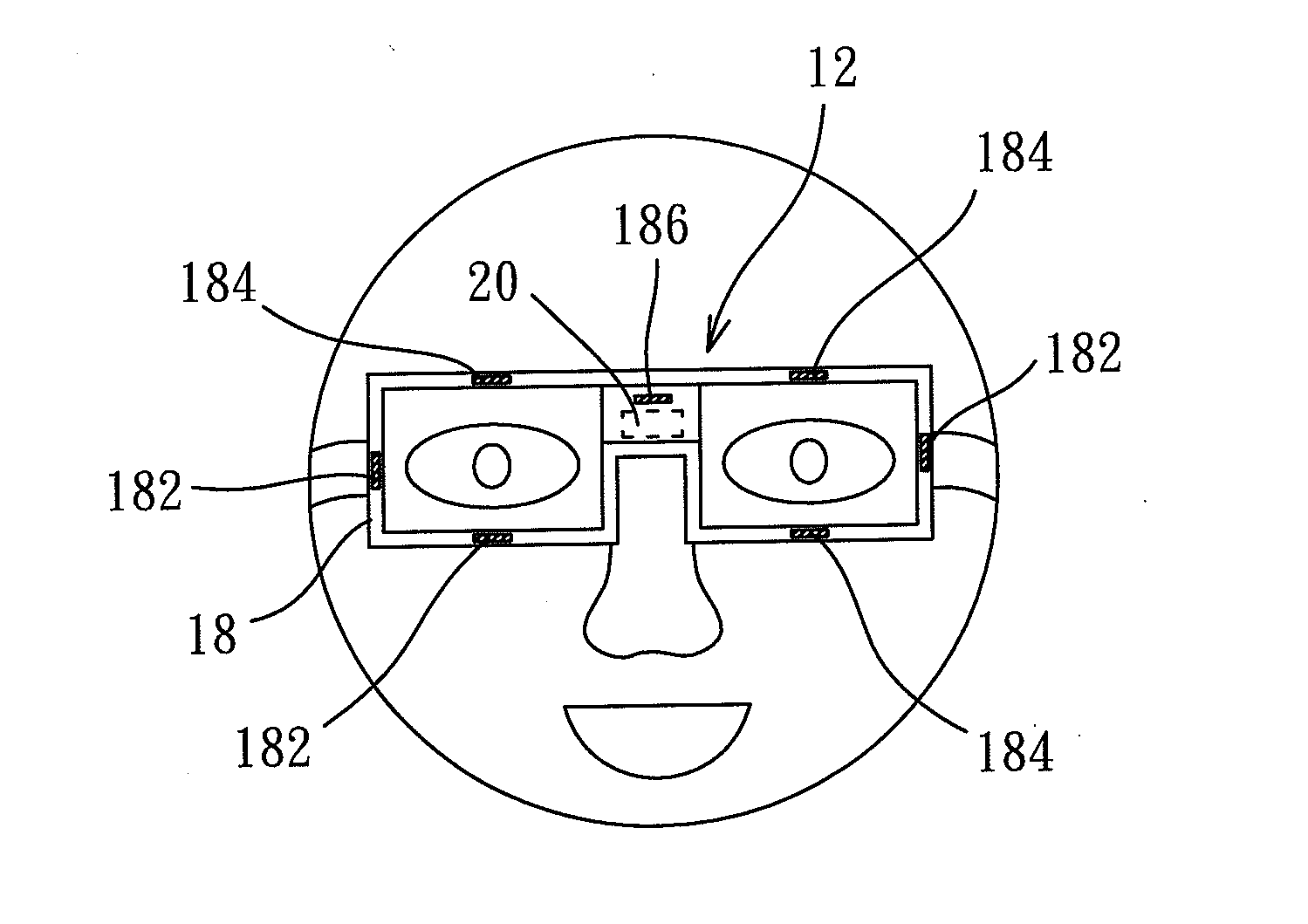 Image control system able to detect electrooculography