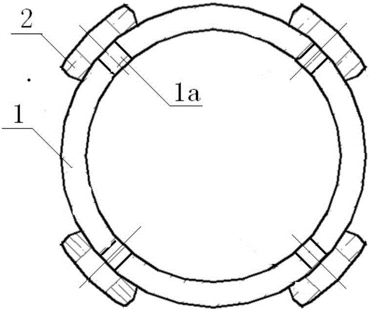 Bonding fixture of flexible gyroscopic moment skeleton coil