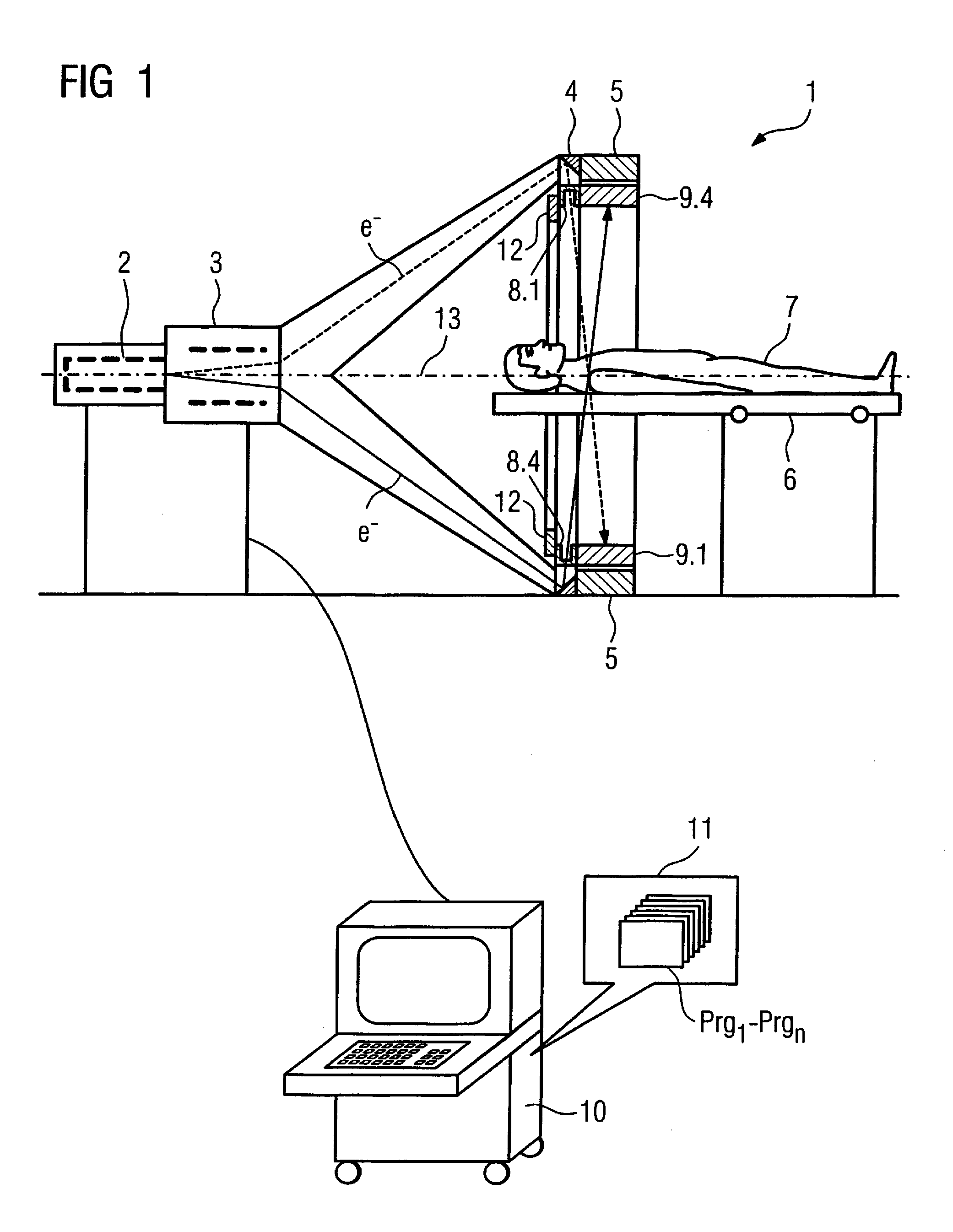 Fifth generation x-ray computed tomography system and operating method