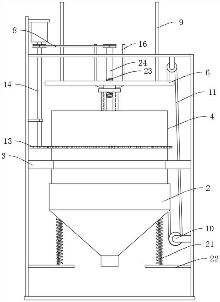 Crushing and refining device for ore processing