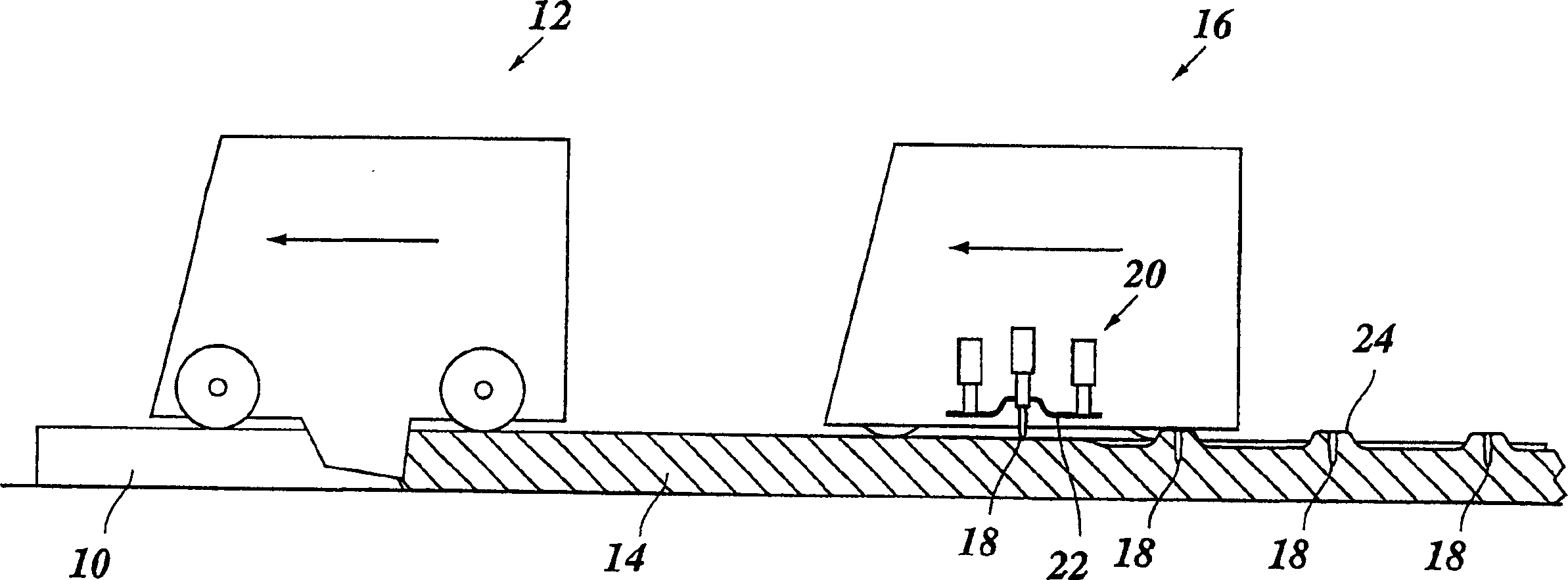 Method for producing rail infrastructure