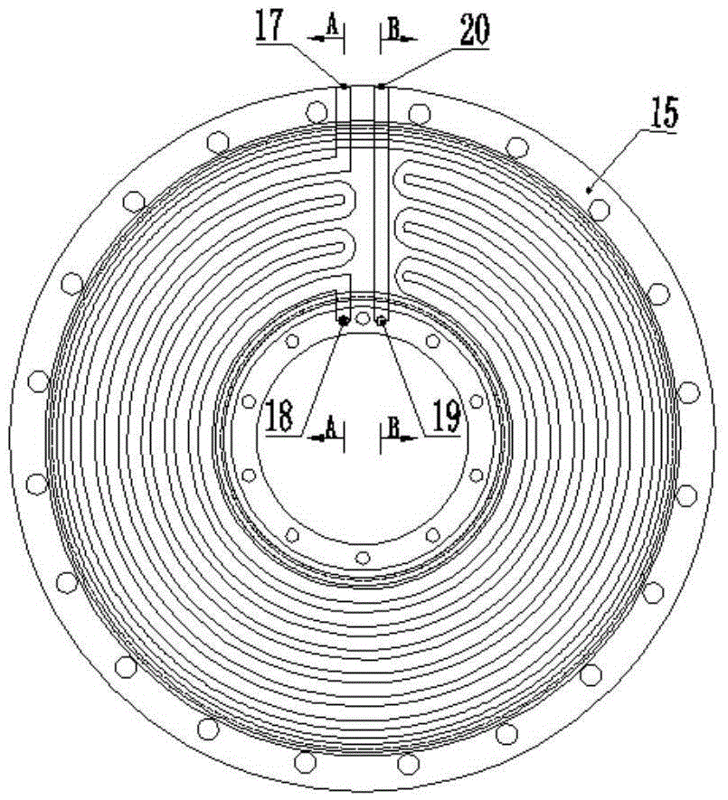 Disc type motor of integral cooling heat radiation structure