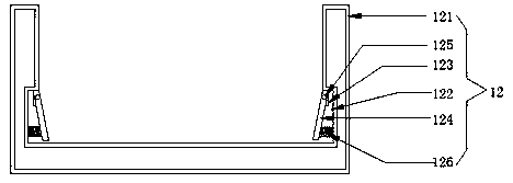 Die machining fixing device with limiting function