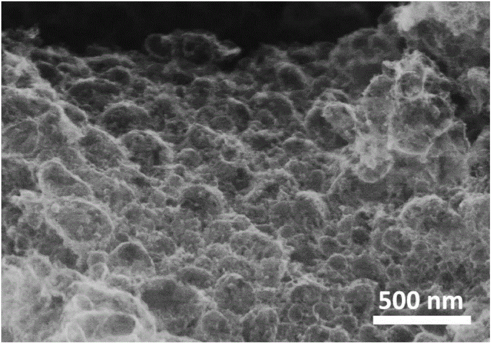 Preparing method for three-dimensional nanometer porous graphene