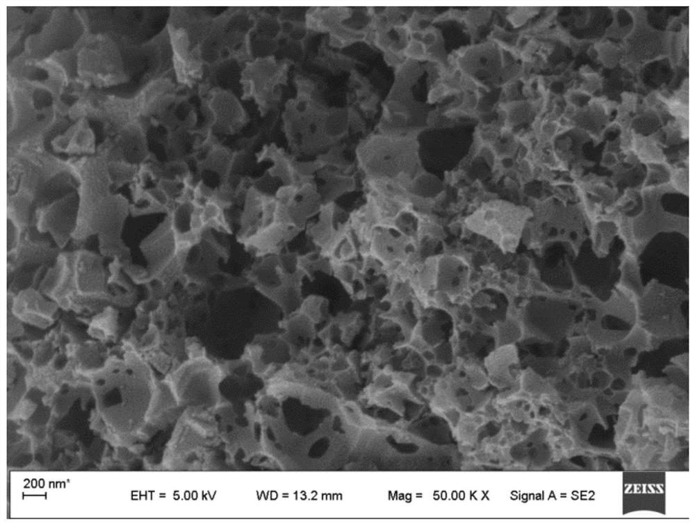 Preparation method and application of biomass porous carbon material based on castor seed residues