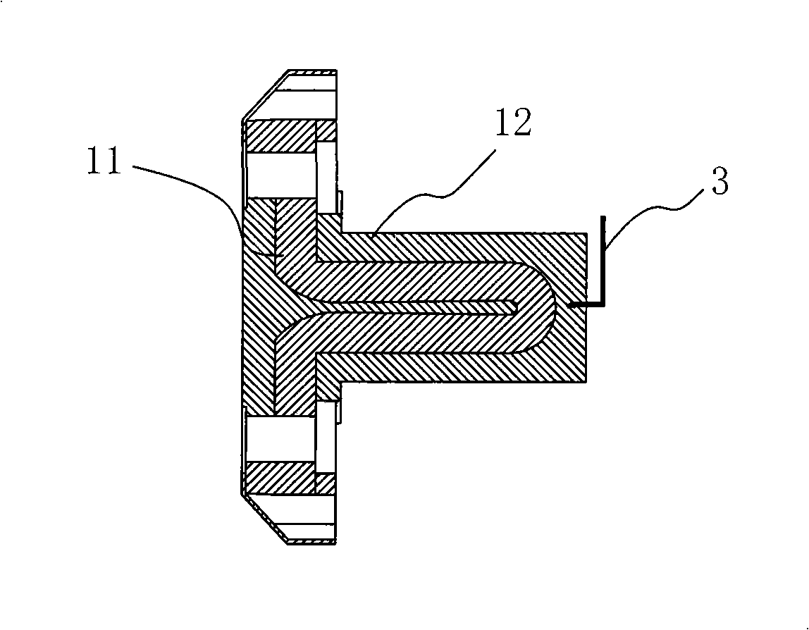 Automobile gearbox shifting fork structure and floating replaceable shifting block thereof