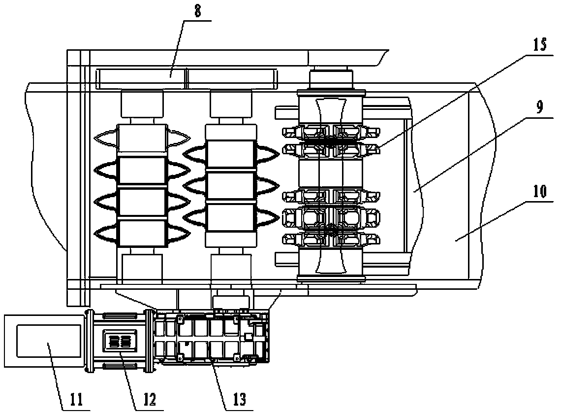 A screening type reloading crusher