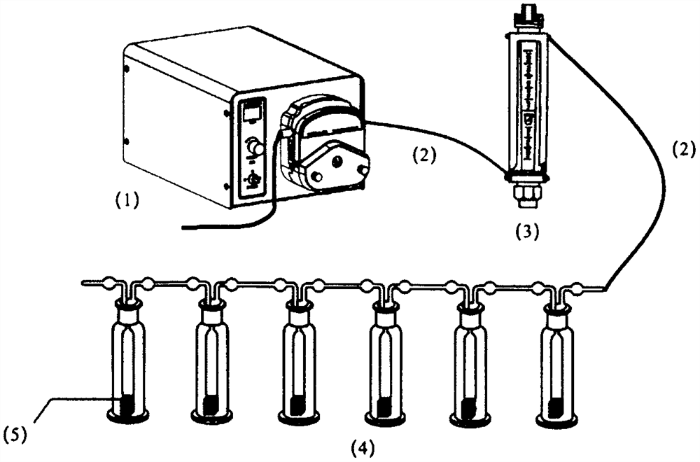 Sampling device and method for effectively collecting nano plastic in air