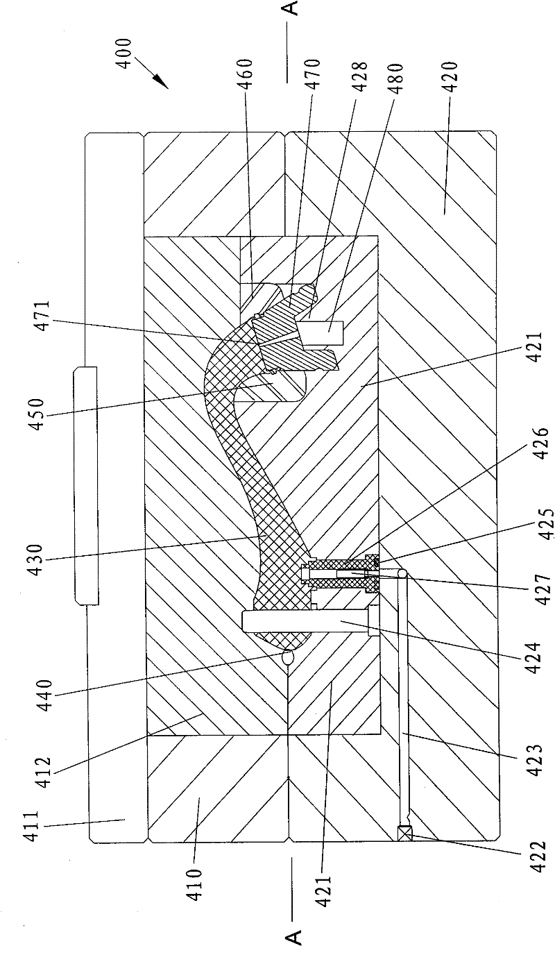Process for making water channel of outlet water unit