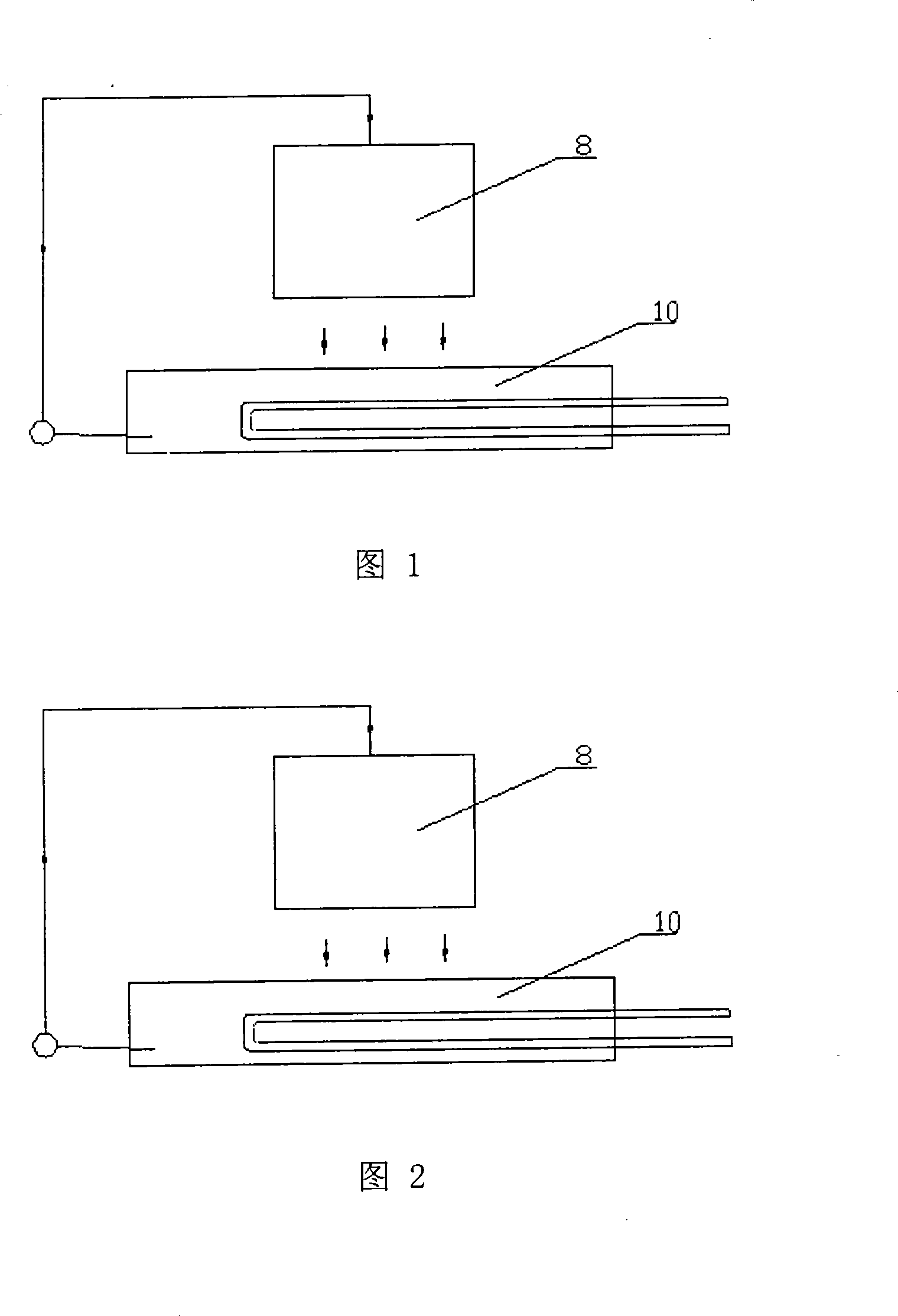 Integrated performance test method for vaporization cooling in various heat exchange models and modes