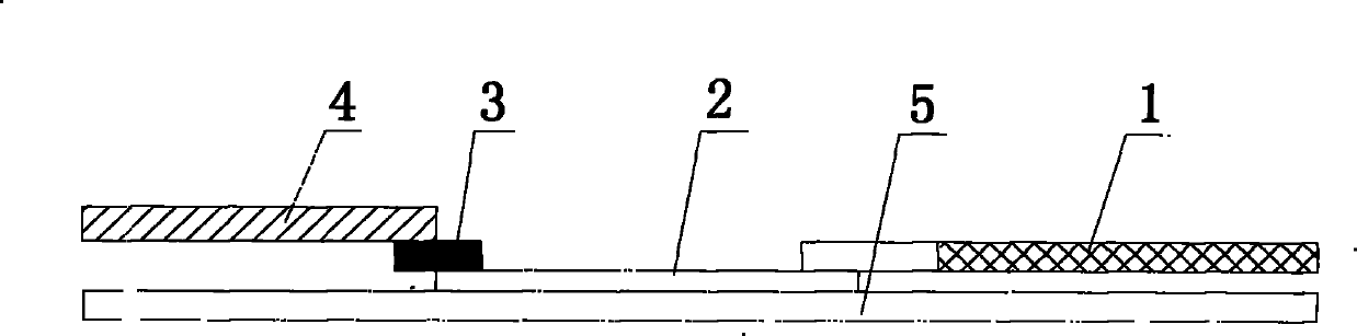 Method for preparing porcine circovirus type 2 colloidal gold antibody fast test strip