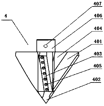 Long-strip-shaped blade rotary drill bit, portable rotary drill rig and tree stump smashing method