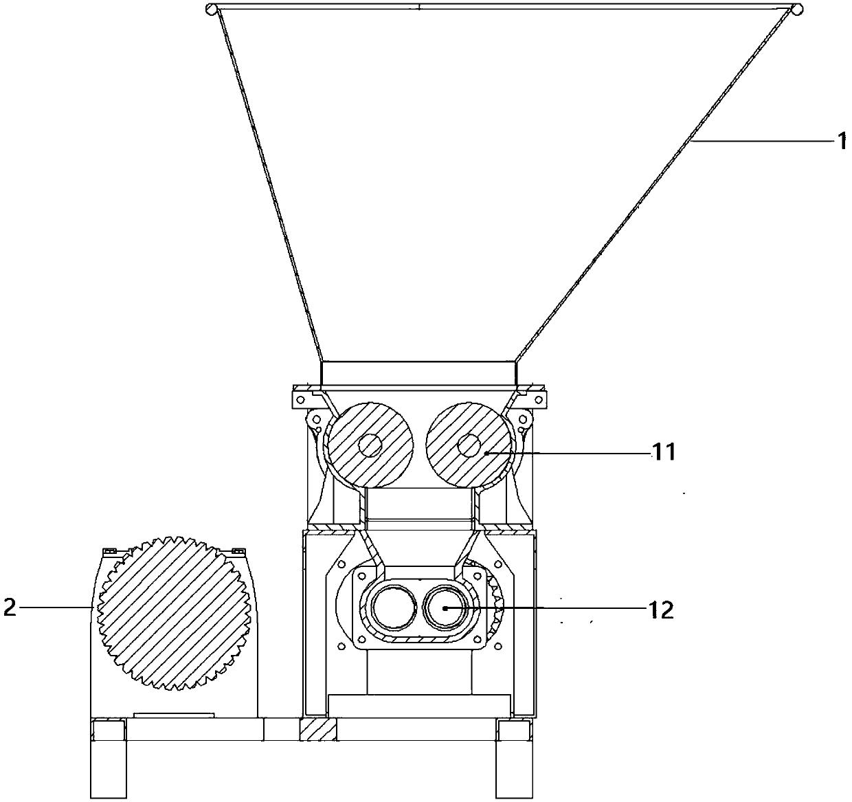 Ground conveying pump and material conveying method