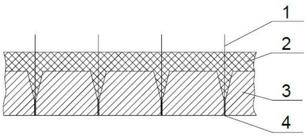 Method for preparing hollow microneedles by ultraviolet curing process with soluble fiber as core material