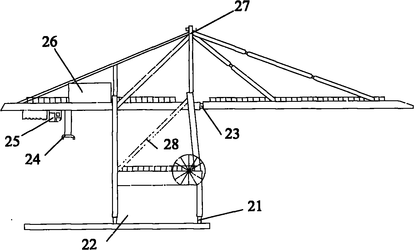 Method for monitoring three-dimensional model of pier facilities group