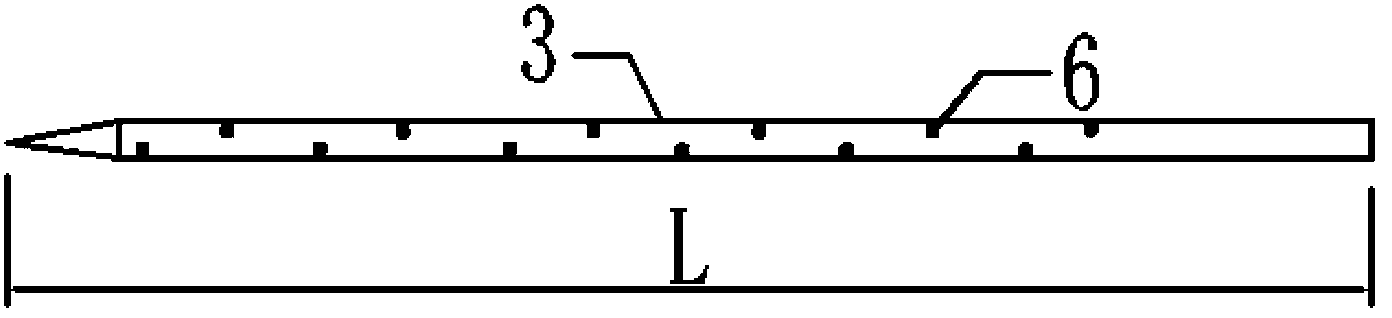 Small feet-lock guide pipe with steel plate connection