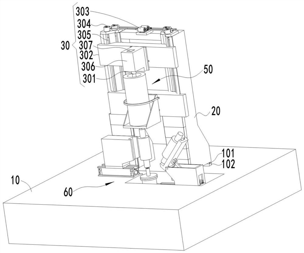 Special equipment for vertical roller induction heating aging