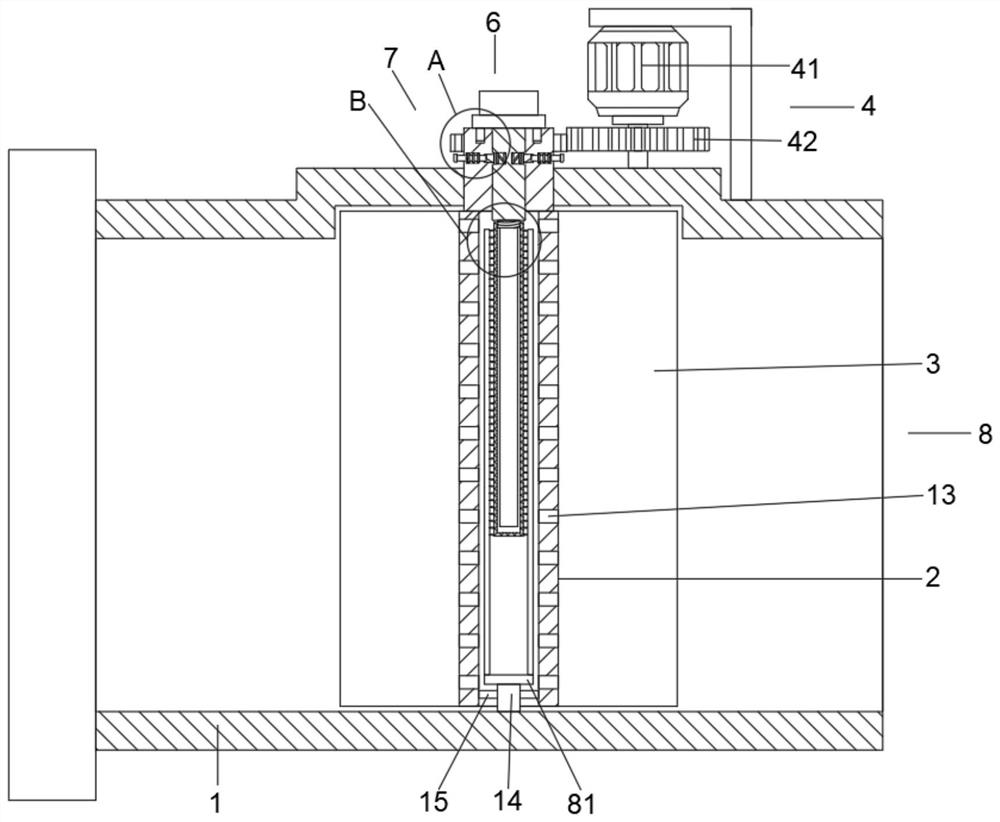 Flue gas temperature detection device for boiler burning and using method thereof