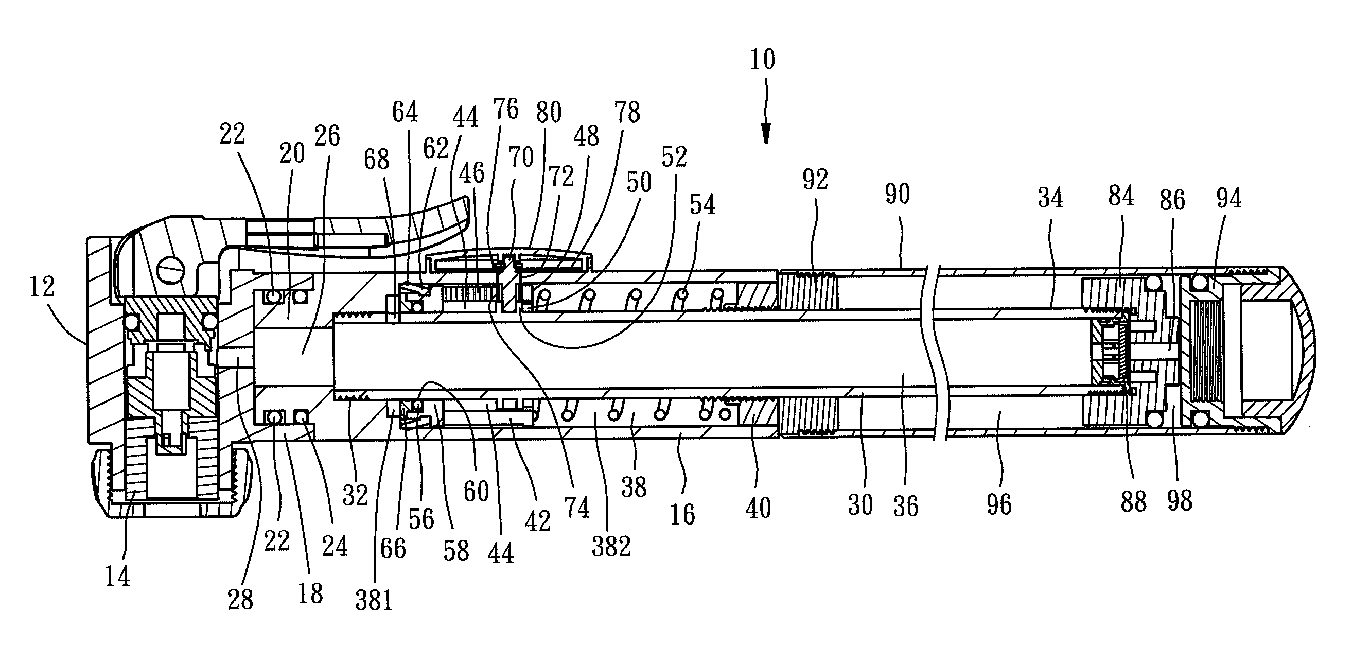 Air pump pressure gauge