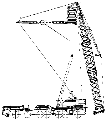 Crane boom structure