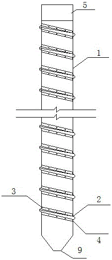 Prefabricated UHPC tubular pile with thread and manufacturing and construction method of prefabricated UHPC tubular pile