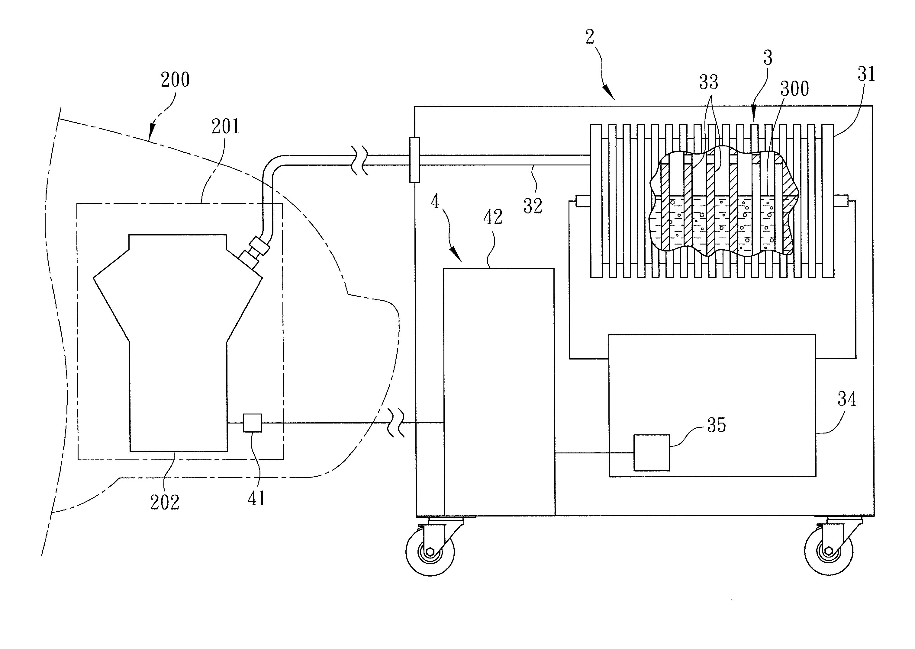 Carbon buildup removal device with protection function of vibration detection