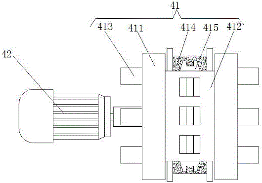 Conveying device for machining of electric bicycle handlebar