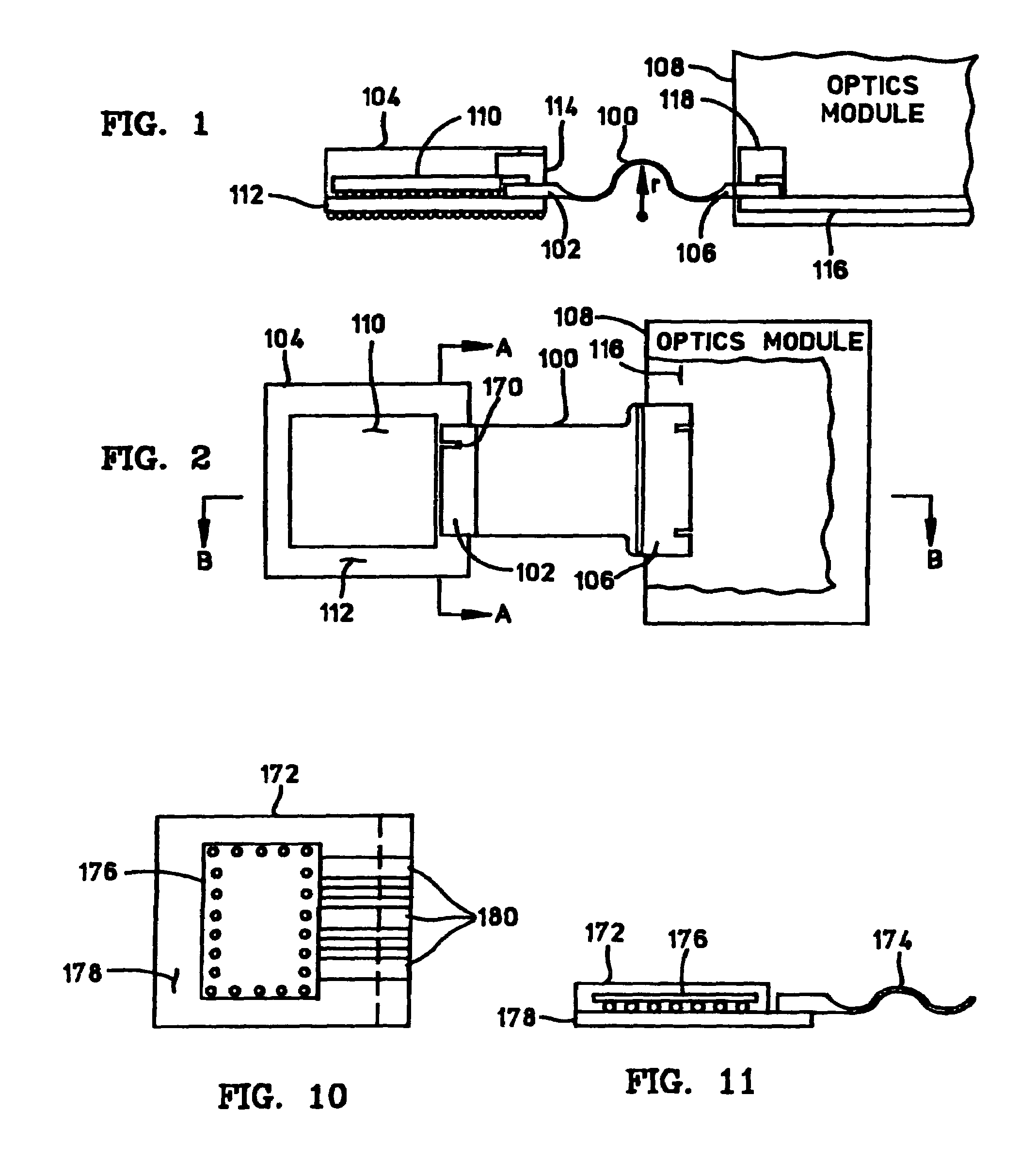 Flexible interconnect cable with grounded coplanar waveguide