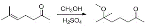 2,6-dimethyl-6-methoxy heptanol series derivatives and preparation method thereof