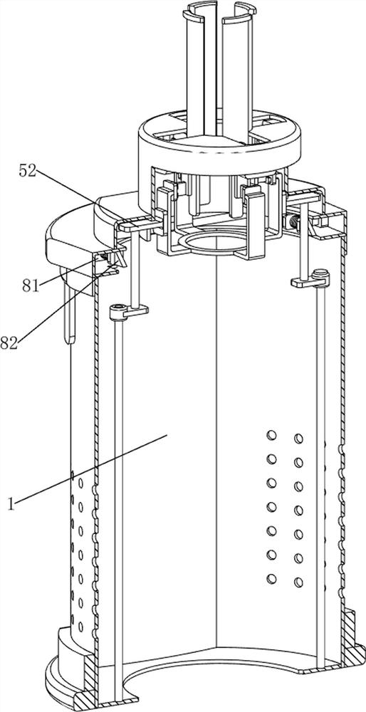 Auxiliary device for rhinitis treatment