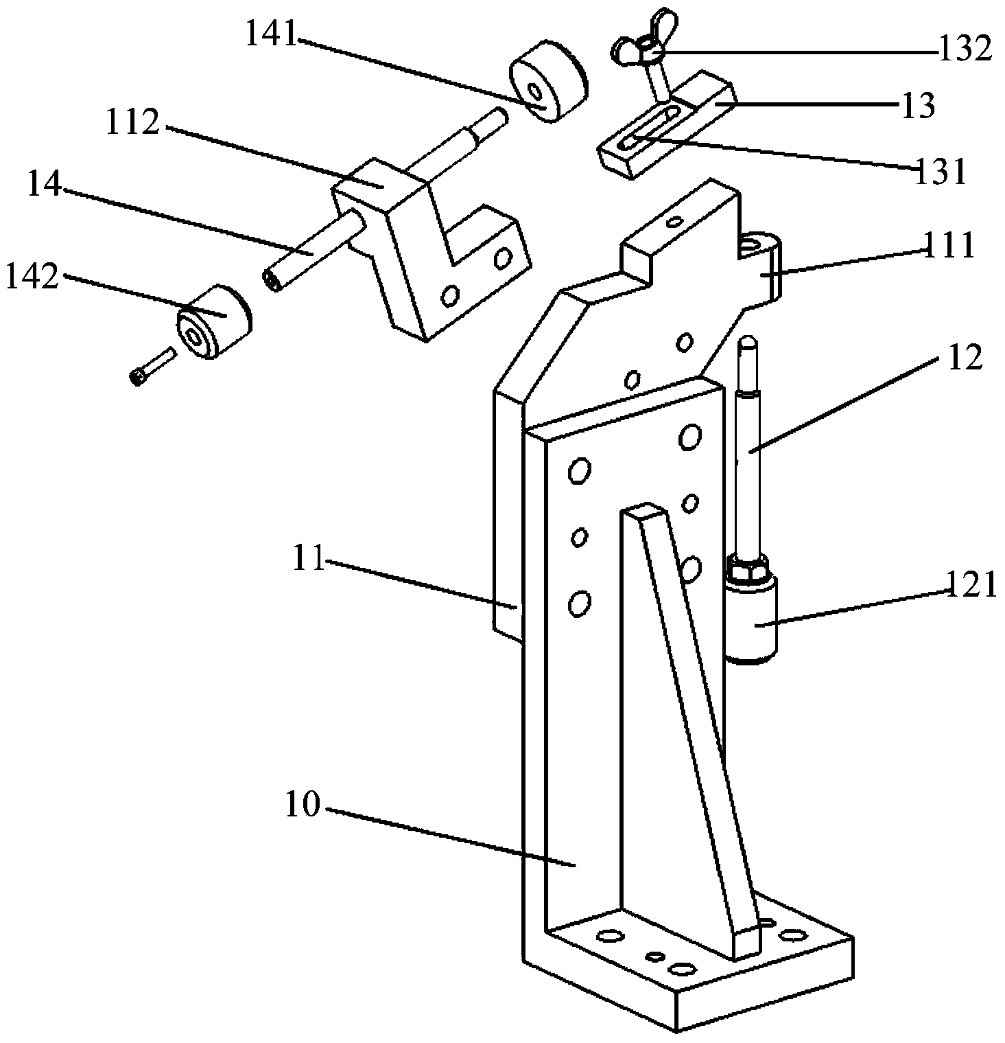 Gauge positioning and clamping device