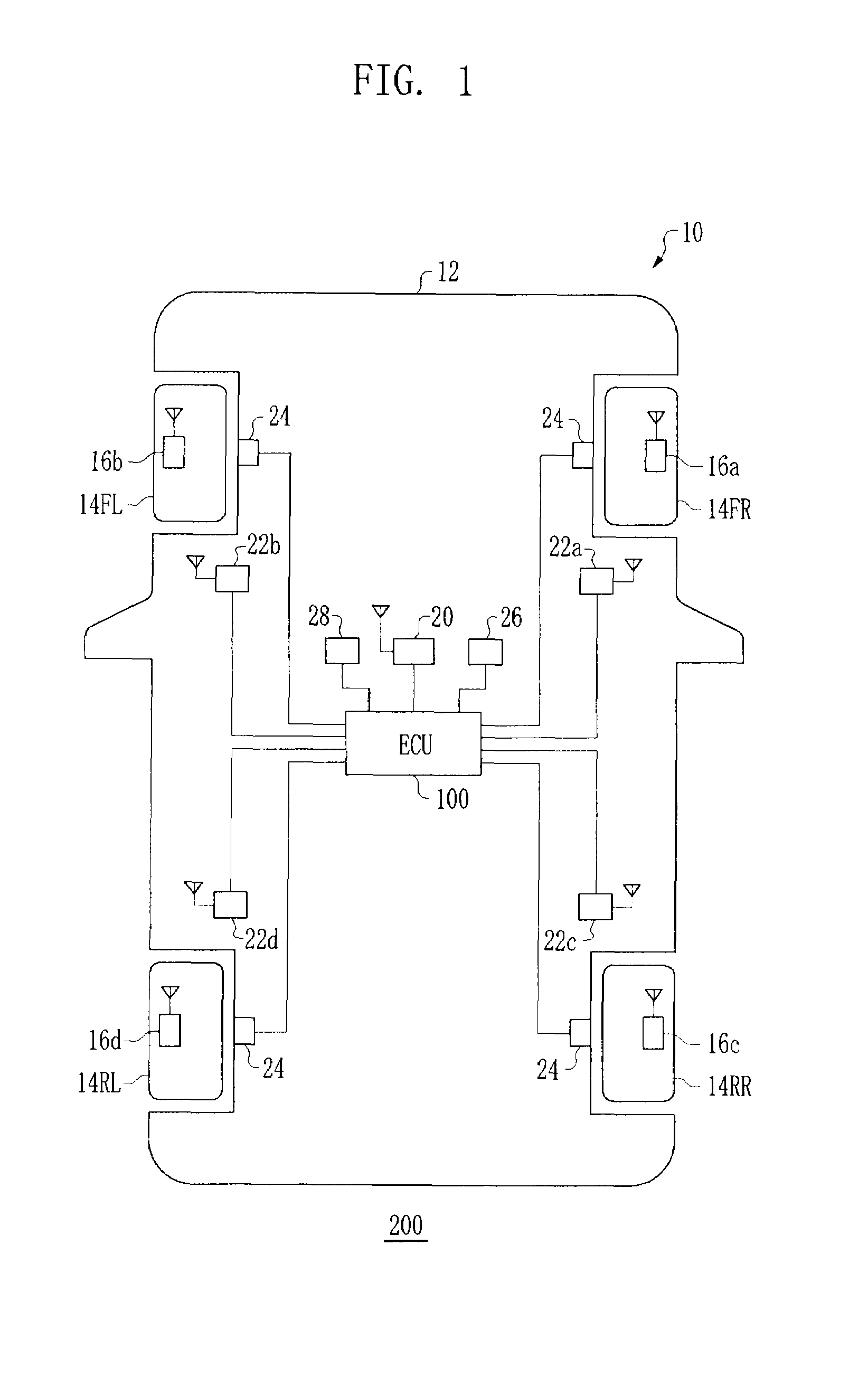 Wheel state monitoring system and wheel state detecting apparatus