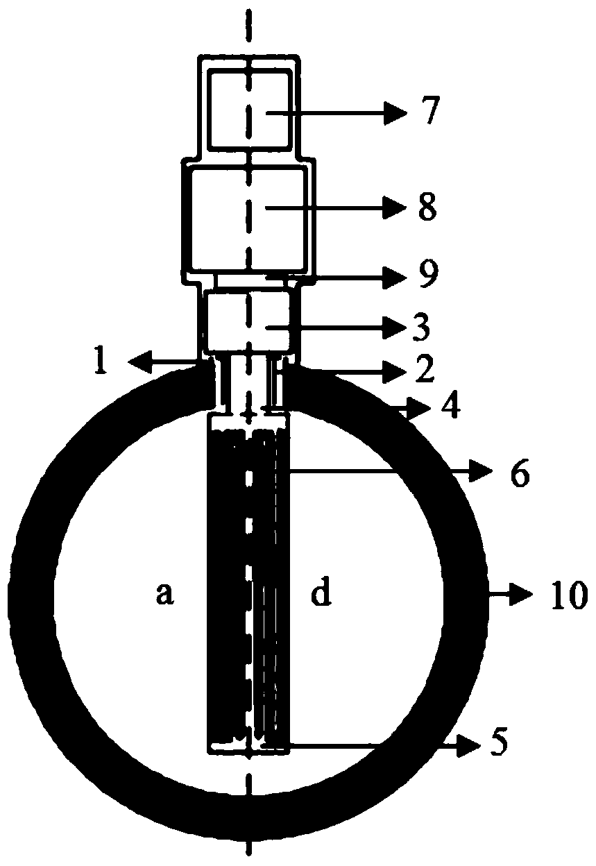 An online monitoring device and method for sand carrying amount of oil and gas subsea pipeline based on electric bridge balance